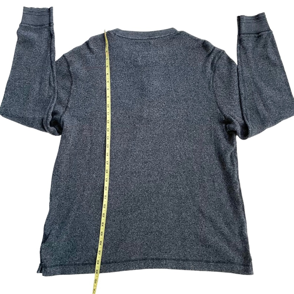 Roots Men’s Killarney Pepper Henley Shirt Grey Black Long Sleeve Top Siz… - Picture 14 of 16